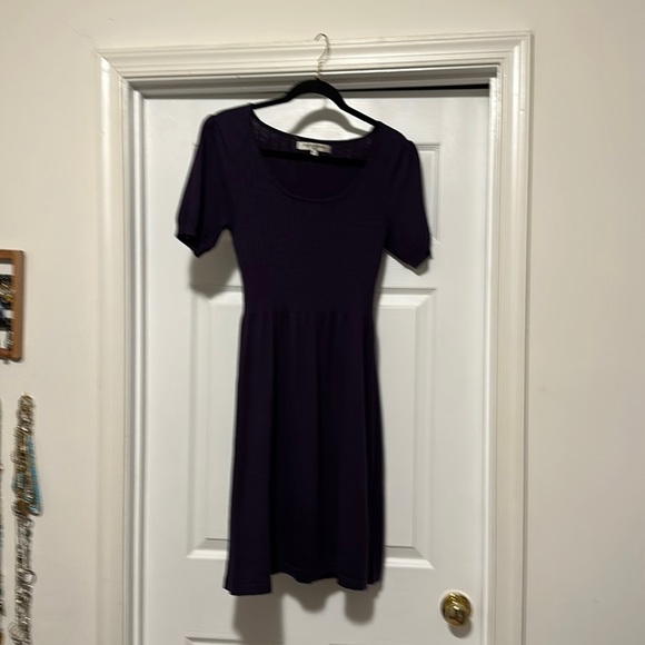Purple sweater dress - Picture 2 of 4